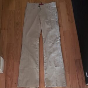 Tan Flared Pants